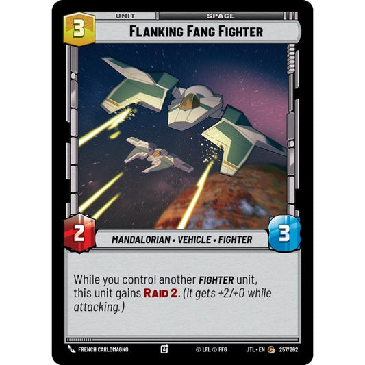 Flanking Fang Fighter, C, JTL 257), Star Wars Unlimited