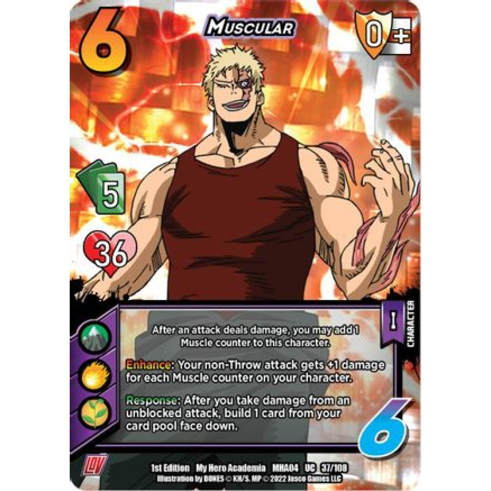 Muscular, 037/108, UC, UniVersus, MHA04 League of Villains