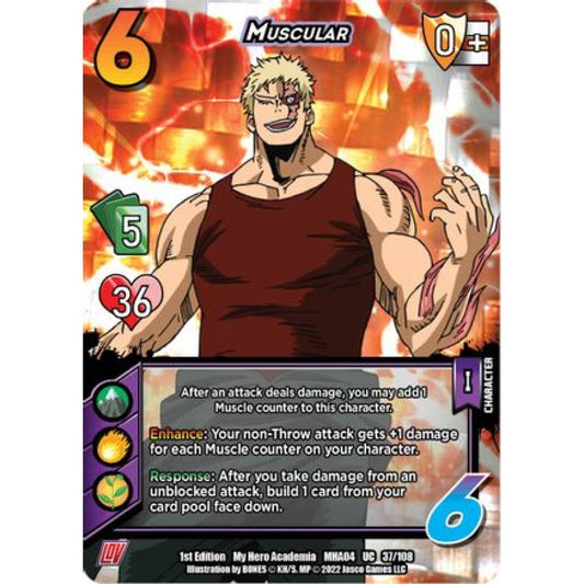 Muscular, 037/108, UC, UniVersus, MHA04 League of Villains