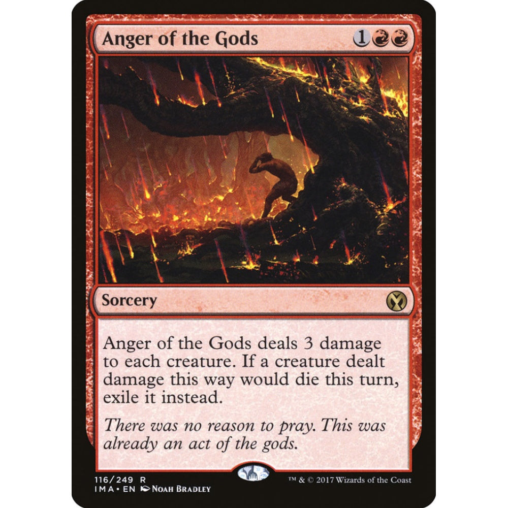 Anger of the Gods rare 116 Magic the Gathering Iconic Masters