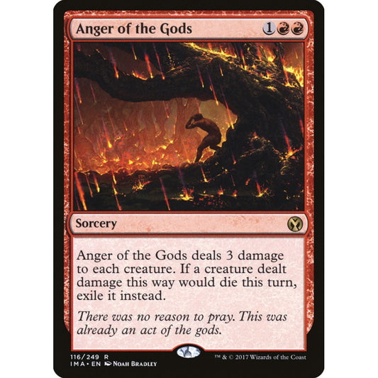 Anger of the Gods rare 116 Magic the Gathering Iconic Masters