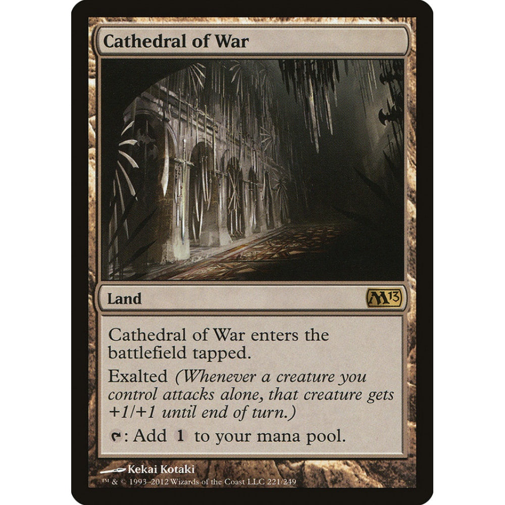 Cathedral of War rare 221 Magic the Gathering Magic 2013