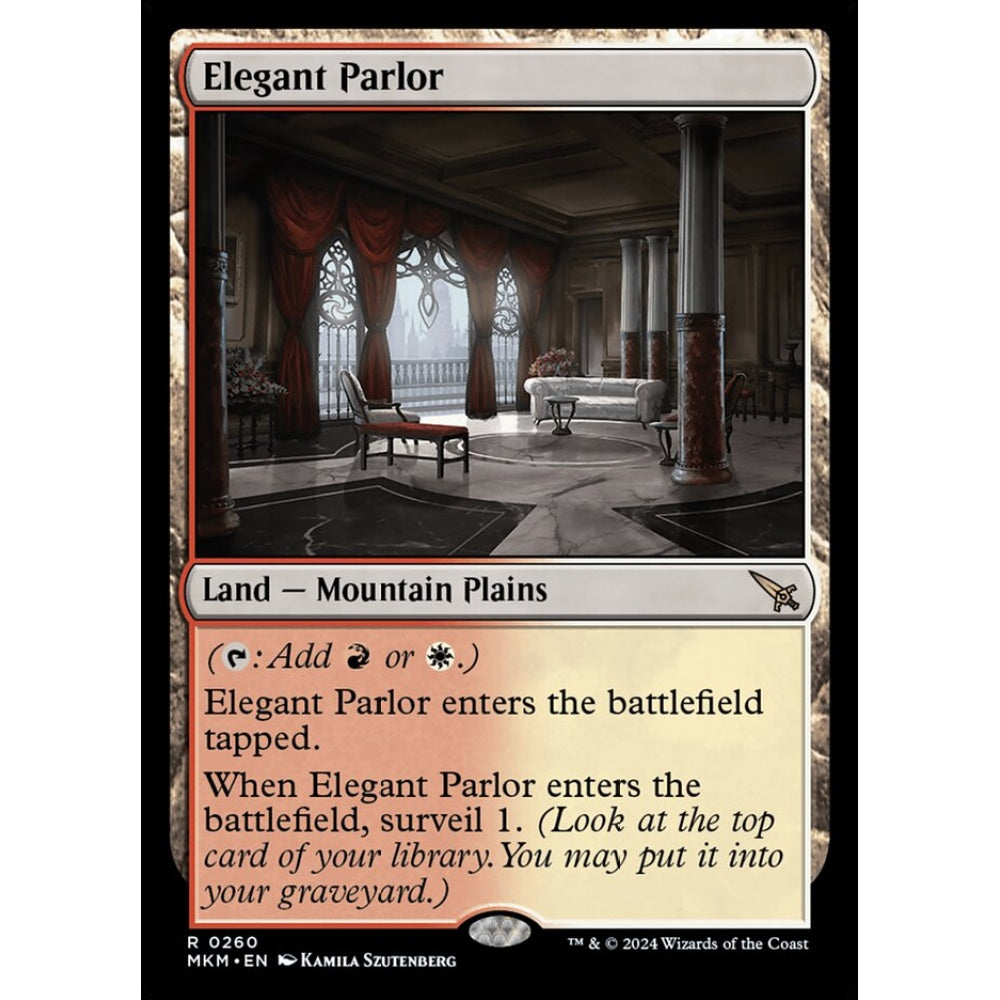 Elegant Parlor rare 260 Magic the Gathering Murders at Karlov Manor
