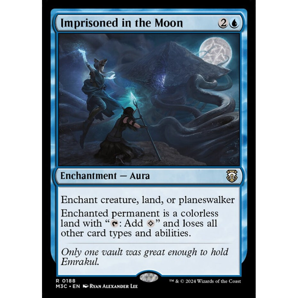Imprisoned in the Moon, 188, rare, Magic: The Gathering, Modern Horizons 3