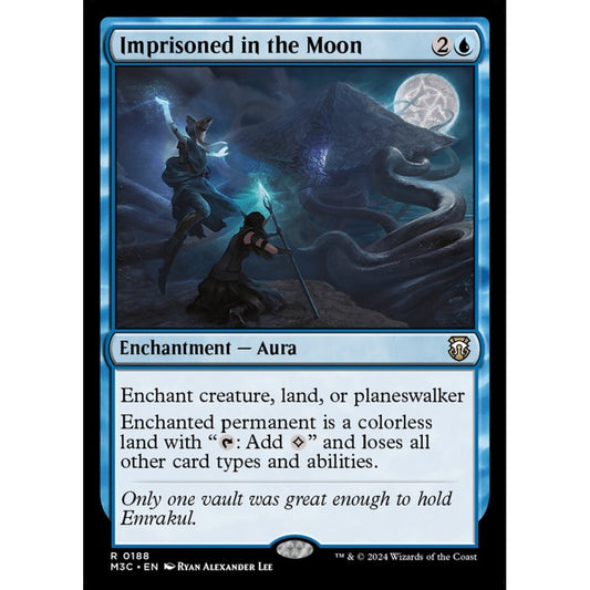 Imprisoned in the Moon, 188, rare, Magic: The Gathering, Modern Horizons 3