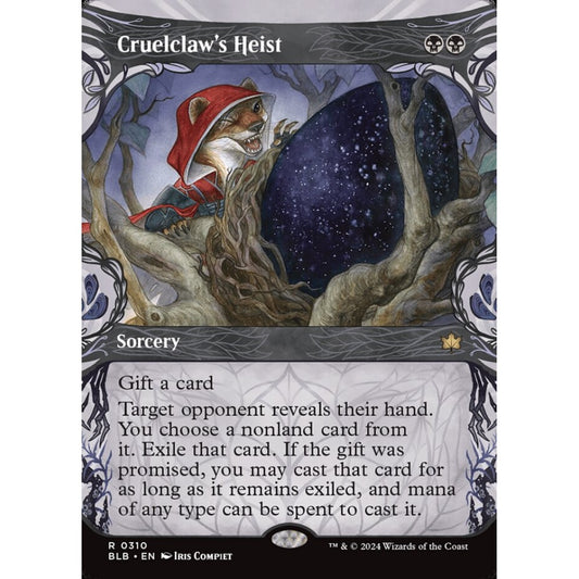 Cruelclaw's Heist, 310, rare, Magic: The Gathering, Bloomburrow