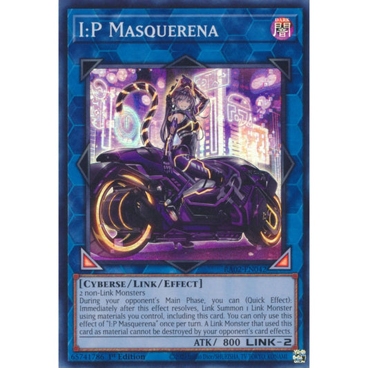 I:P Masquerena RA02-EN042 Super Super Rare Yu-Gi-Oh 25th Anniversary Rarity Collection II in Alt-Art Art