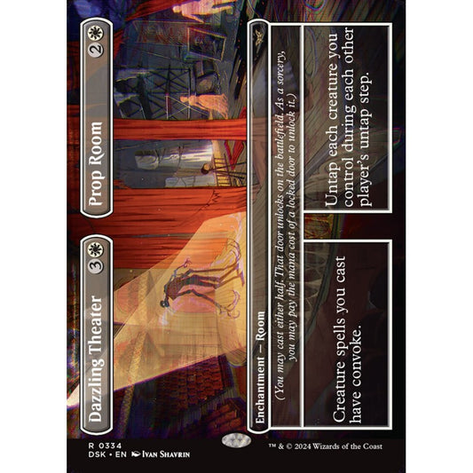 Dazzling Theater // Prop Room, 334, rare, Magic: The Gathering, Duskmourn: House of Horror