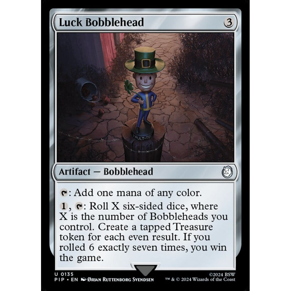Luck Bobblehead uncommon 135 Magic the Gathering Fallout