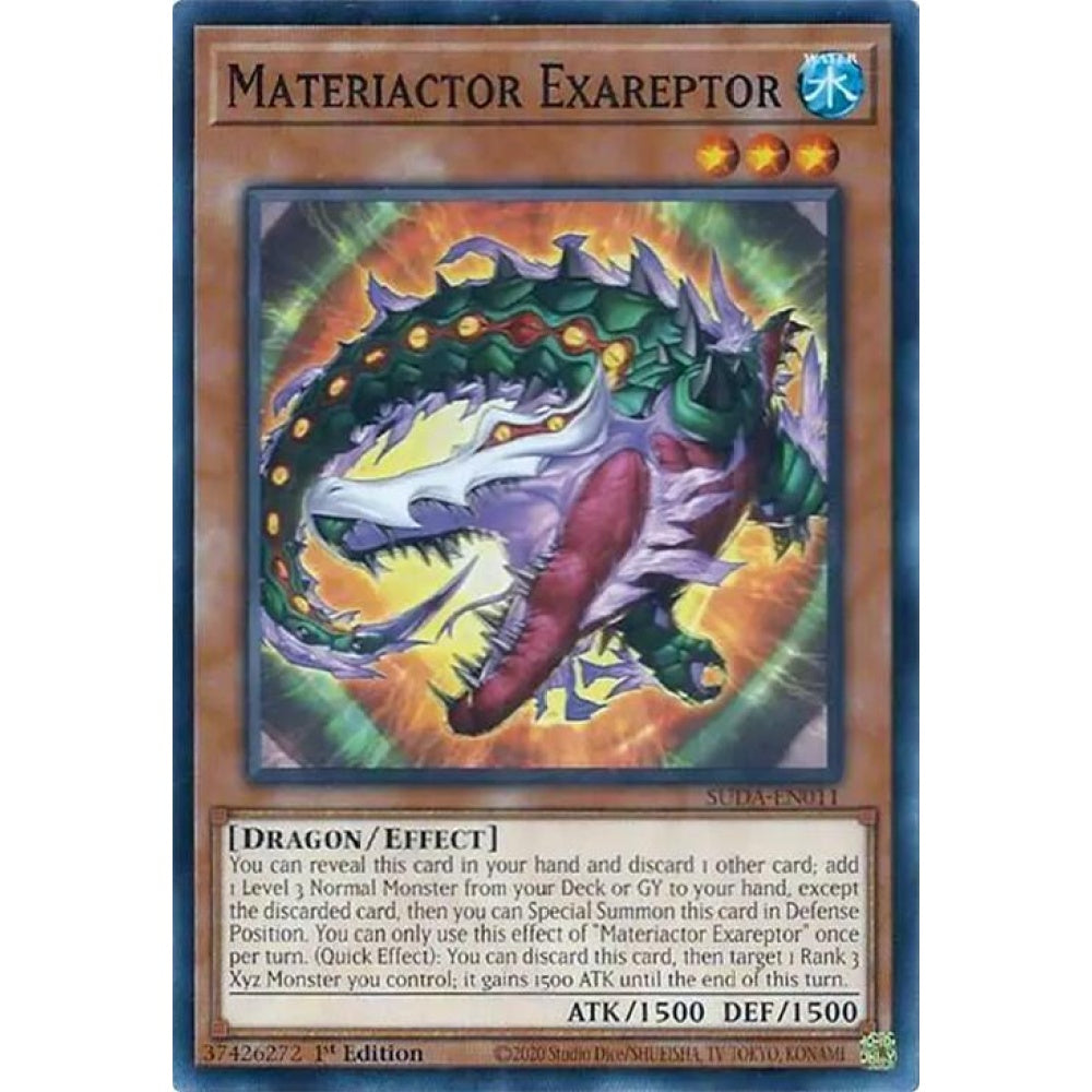 Materiactor Exareptor SUDA-EN011 Common Yu-Gi-Oh Supreme Darkness