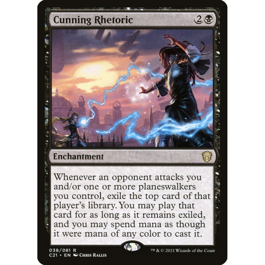 Cunning Rhetoric rare 38 Magic the Gathering Commander 2021