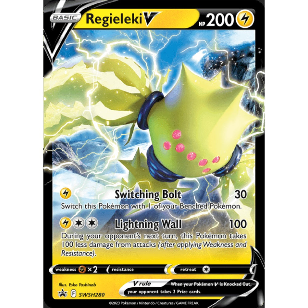 Regieleki V Black Star Promo SWSH280 Pokemon Card Game Sword & Shield Promos
