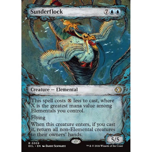 Sunderflock rare 309 Magic the Gathering Lorwyn Eclipsed