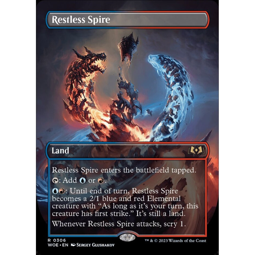 Restless Spire, rare, 306, Magic the Gathering, Wilds of Eldraine