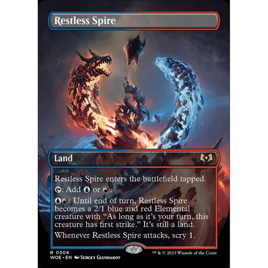 Restless Spire, rare, 306, Magic the Gathering, Wilds of Eldraine