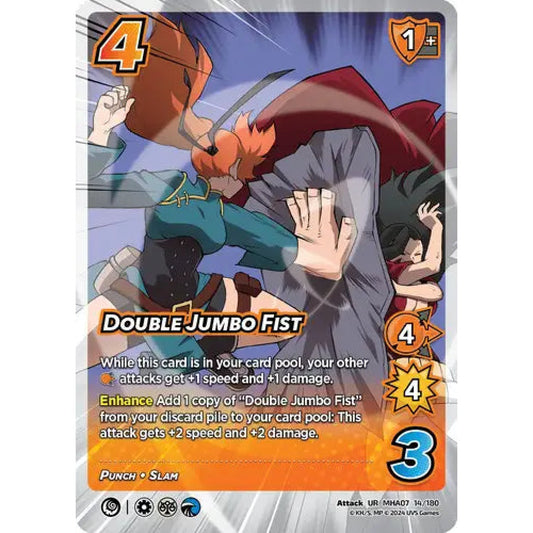 Double Jumbo Fist, 14/180, UR, UniVersus, MHA07 Girl Power