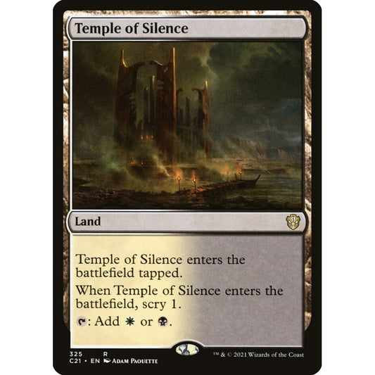 Temple of Silence rare 325 Magic the Gathering Commander 2021