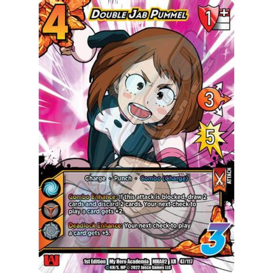 Double Jab Pummel, 47/117, XR, UniVersus, MHA02 Crimson Rampage