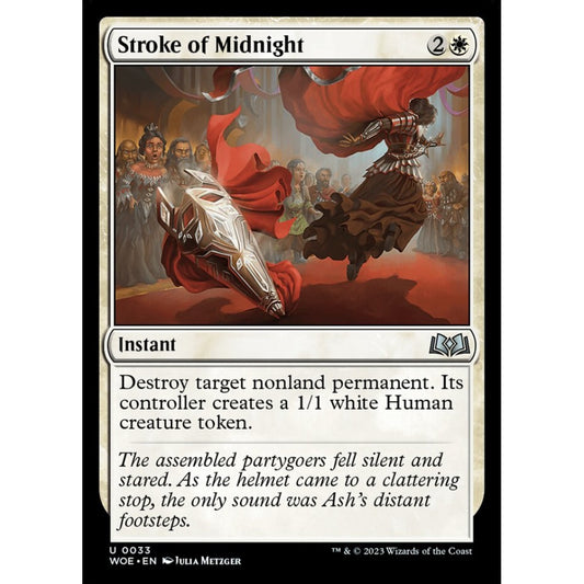 Stroke of Midnight, uncommon, 33, Magic the Gathering, Wilds of Eldraine