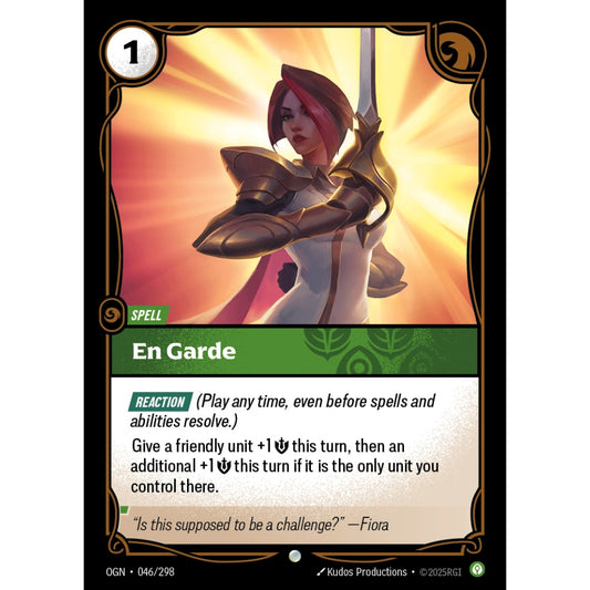 En Garde OGN-046/298 Riftbound Card Game Origins Common