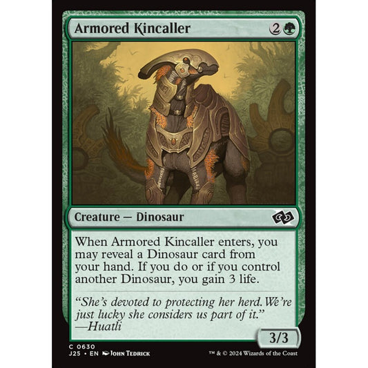Armored Kincaller, 630, common, Magic: The Gathering, Foundations Jumpstart