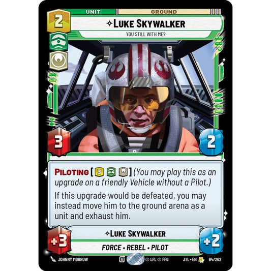 Luke Skywalker, R, JTL 094), Star Wars Unlimited
