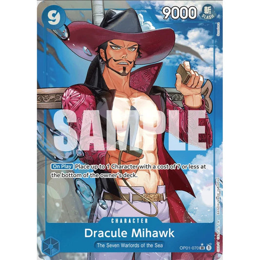 Dracule Mihawk, ALT, OP01-070, One Piece Card Game, PRB01 The Best