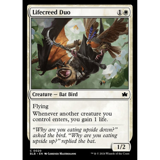 Lifecreed Duo, 20, common, Magic: The Gathering, Bloomburrow
