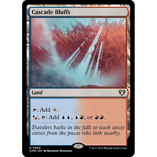 Cascade Bluffs rare 990 Magic the Gathering Commander Masters