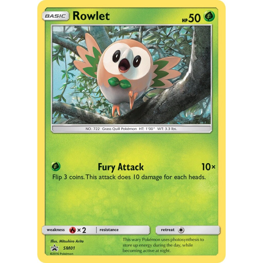 Rowlet Promo SM01 Pokemon Card Game Sun & Moon Promos