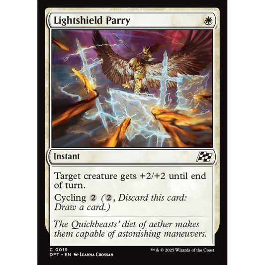 Lightshield Parry, 19, common, Magic: The Gathering, Aetherdrift