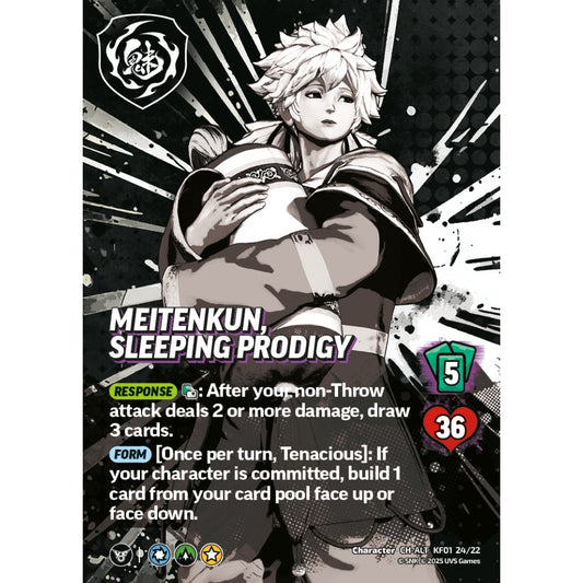 Meitenkun, Sleeping Prodigy 24/22 KF01 Universus The King of Fighters XV: Challenger Series: Team Hero Character CH-ALT