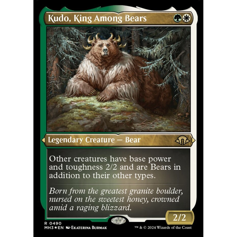 Kudo, King Among Bears, 490, rare, Magic: The Gathering, Modern Horizons 3