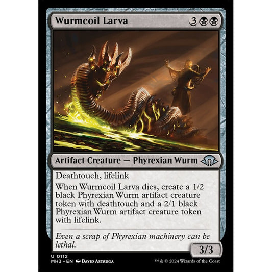 Wurmcoil Larva, 112, uncommon, Magic: The Gathering, Modern Horizons 3