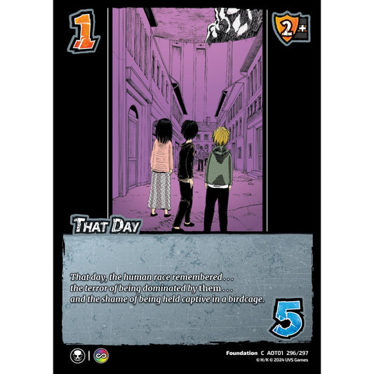 That Day, 296/297, C, UniVersus, Attack on Titan: Battle for Humanity