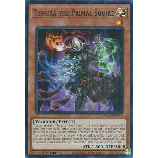 Tessera the Primal Squire DUAD-EN018 Super Yu-Gi-Oh Duelist's Advance