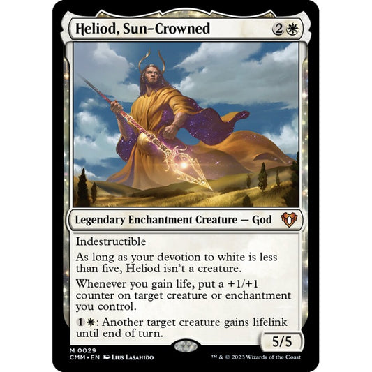 Heliod, Sun-Crowned mythic 29 Magic the Gathering Commander Masters