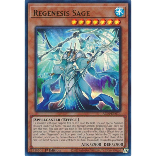 Regenesis Sage ALIN-EN014 Ultra Yu-Gi-Oh Alliance Insight