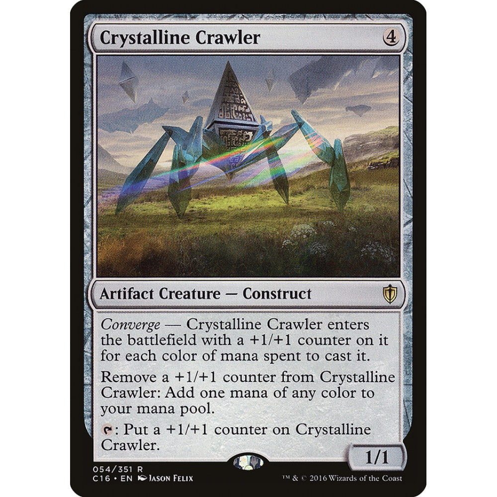 Crystalline Crawler rare 54 Magic the Gathering Commander 2016
