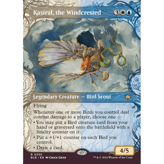 Kastral, the Windcrested, 335, rare, Magic: The Gathering, Bloomburrow