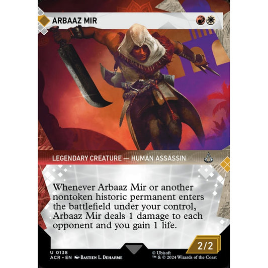 Arbaaz Mir uncommon 138 Magic the Gathering Assassin's Creed