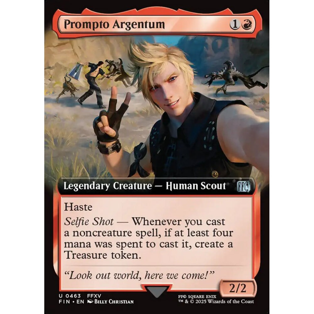Prompto Argentum uncommon 463 Magic the Gathering Final Fantasy