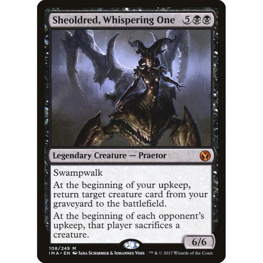 Sheoldred, Whispering One mythic 108 Magic the Gathering Iconic Masters