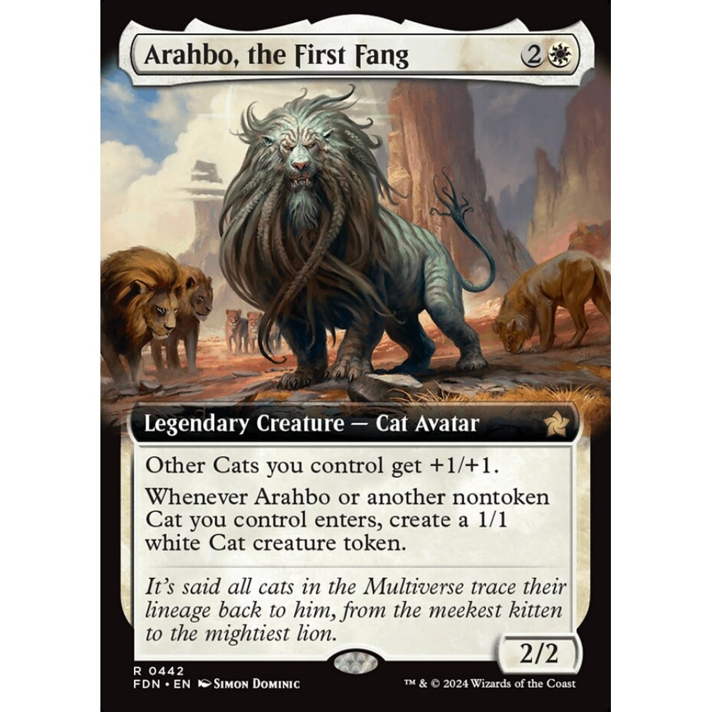 Arahbo, the First Fang, 442, rare, Magic: The Gathering, Foundations