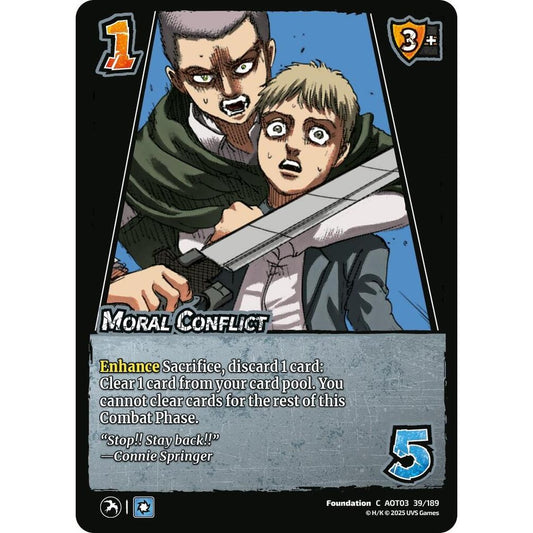 Moral Conflict 39/189 AOT03 Universus Attack on Titan: Apocalypse Foundation C