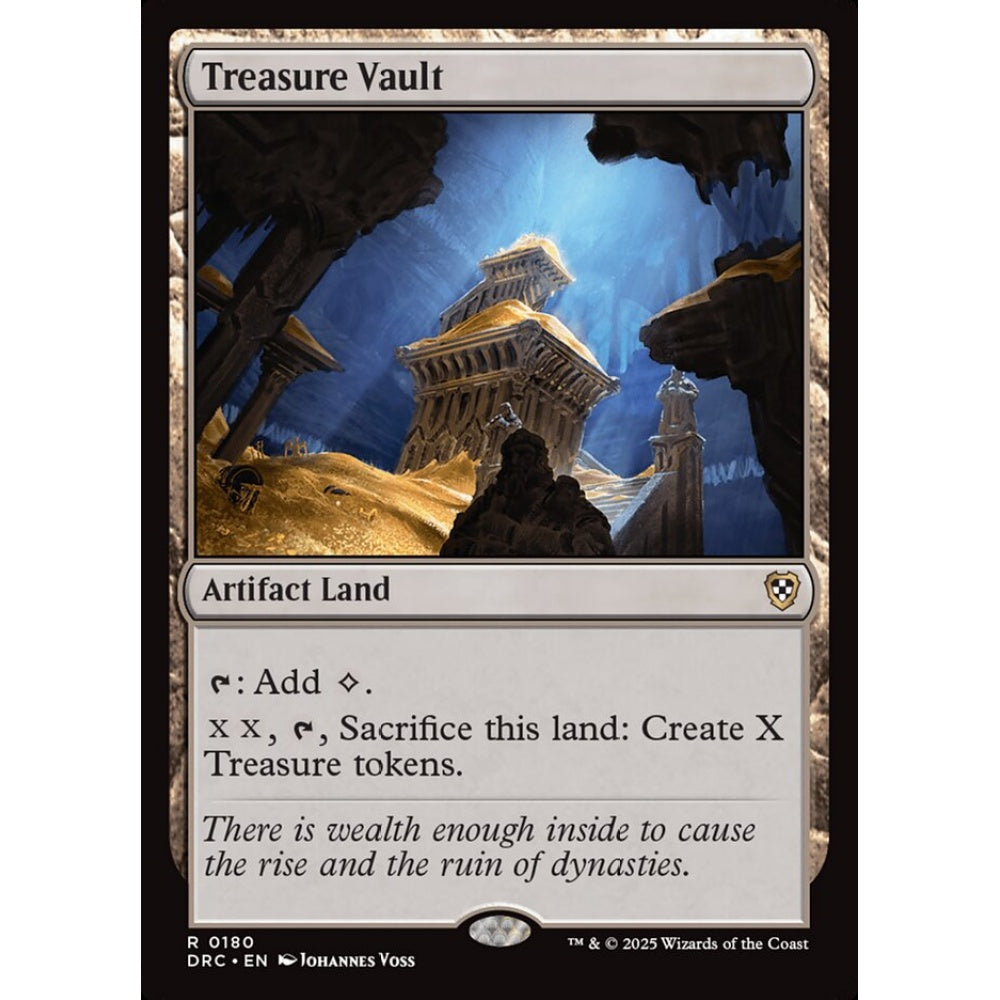 Treasure Vault, 180, rare, Magic: The Gathering, Aetherdrift Commander