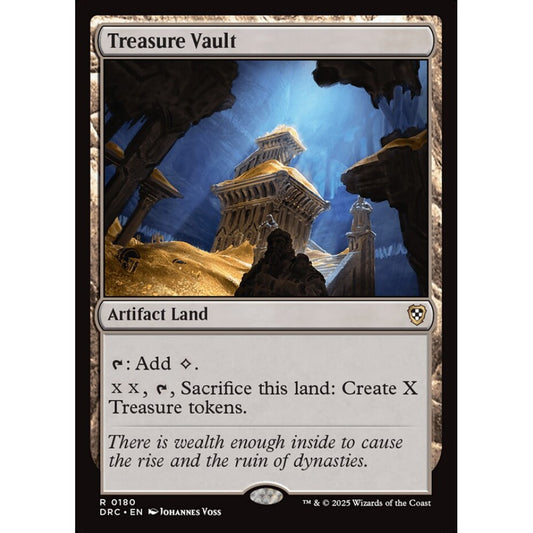 Treasure Vault, 180, rare, Magic: The Gathering, Aetherdrift Commander