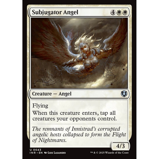 Subjugator Angel, 43, uncommon, Magic: The Gathering, Innistrad Remastered