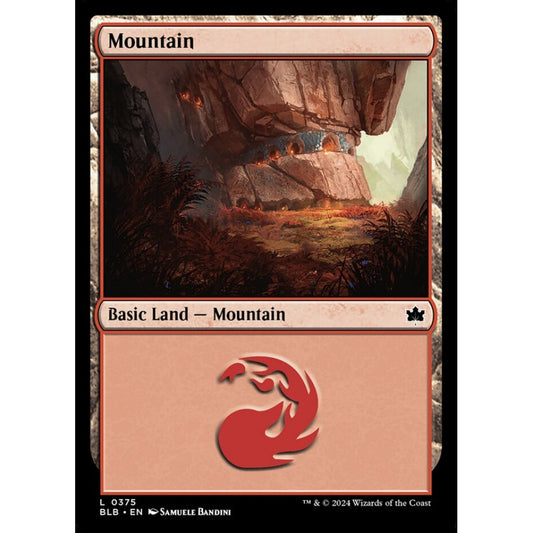 Mountain, 375, common, Magic: The Gathering, Bloomburrow