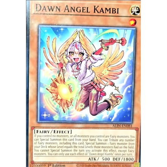 Dawn Angel Kambi ALIN-EN081 Common Common Yu-Gi-Oh Alliance Insight